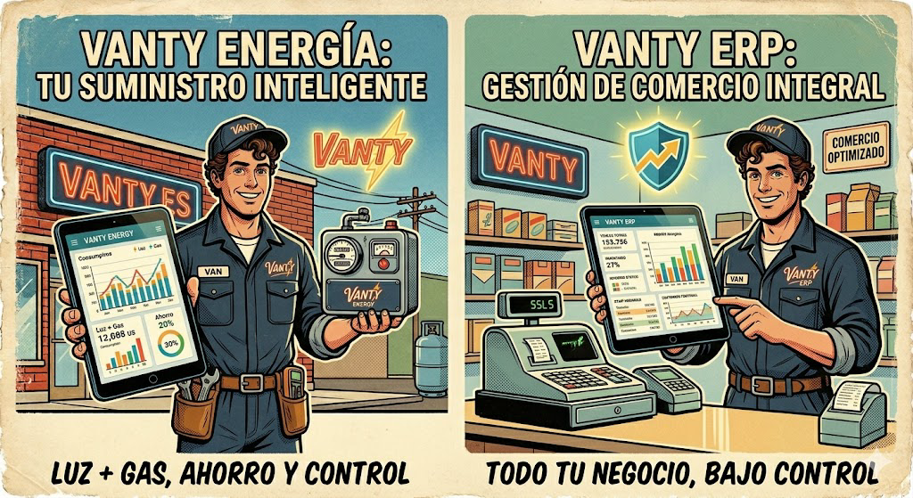 Van, el t&eacute;cnico de Vanty: Vanty Connect para suministros y Vanty Tech para la gesti&oacute;n